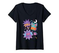 Donna Giocattolo Furby degli Anni '90 Let's Chill Tee-Wee-Lah! Maglietta con Collo a V