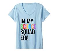 Donna Giornata di apprezzamento per Il Ritorno a Scuola della Squadra di in My Science Squad Maglietta con Collo a V