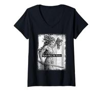 Donna Girl Will Be Ragazze Camicie Medusa Femminista Donne Maglietta con Collo a V