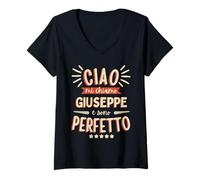 Donna Giuseppe Idea Regalo Personalizzata Nome Divertente Maglietta con Collo a V