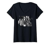 Donna Gli Speciali Ghost Town 2 Tone Ska Band 1979 Maglietta con Collo a V