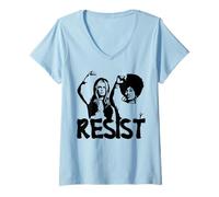 Donna Gloria Steinem e Dorothy Pitman Hughes resistono Maglietta con Collo a V