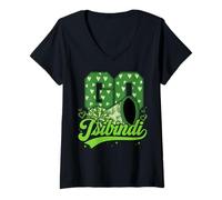 Donna Go ISIBINDI RCA House System ISIBINDI Casa del Coraggio Maglietta con Collo a V