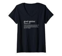 Donna Goal Getter Maglietta con Collo a V
