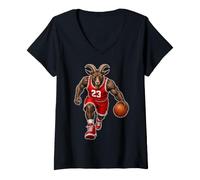 Donna Goat 23 - Greatest of all Time 23 Maglietta con Collo a V