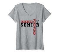 Donna Golf Senior Night Golf Senior 2026 Laurea 117 Maglietta con Collo a V