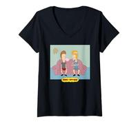 Donna Gomma da masticare Beavis & Butt-Head Maglietta con Collo a V