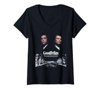 Donna Goodfellas Three Decades Life Mafia Maglietta con Collo a V