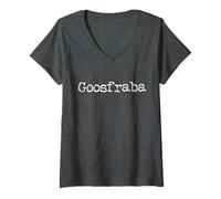 Donna Goosfraba Anger Control Goosfraba Meaning Goosfraba Meme Maglietta con Collo a V