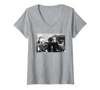 Donna Grace Jones Do Or Die Cantante Andy Warhol Michael Grecco Maglietta con Collo a V