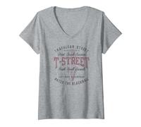 Donna Grafica della tavola da Surf T-Street Surf San Clemente Maglietta con Collo a V