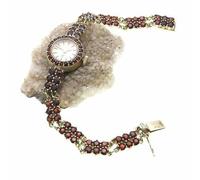 Donna Granato Vero Oro 333 Braccialetti 17,5 CM Oro Giallo Qualità Uhr 2935/3GR