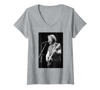 Donna Grateful Dead Live Jerry Garcia Reckoning Era 1981 Maglietta con Collo a V