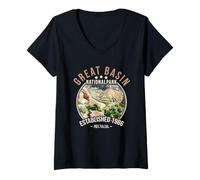 Donna Great Basin National Park | Nevada Maglietta con Collo a V
