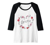Donna Greta Maglia con Maniche Raglan