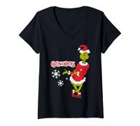 Donna Grinch - L'atteggiamento di Grinchma Maglietta con Collo a V