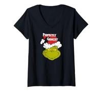 Donna Grinch - Perfectly Grinchy Maglietta con Collo a V