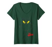 Donna Grinch - The Green Grinchmas Maglietta con Collo a V