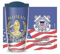 Donna Guerriera, U.S. Coast Guard, Veterana - Tazza - 16 OZ