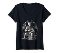 Donna Gusion Guardiano del Codice Proibito Maglietta con Collo a V