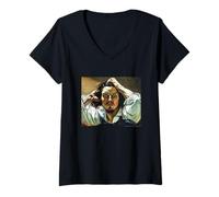 Donna Gustave Courbet Le Desespere Maglietta con Collo a V