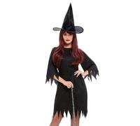 Smiffys Spooky Witch Costume, Black (Size L)