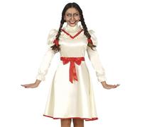 Donna Halloween Maledetto Bambola Costume Donna Horror Annabelle Tipo Fg