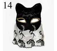 Donna Halloween Party Maschera Pizzo Paillettes IN Ballerina Palco