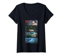 Donna Hanma Figlio di Ogre Anime Pregare Mantis The Grappler Manga Maglietta con Collo a V