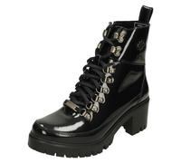 Donna Harley Davidson Tacco Vernice Pelle Stivali Caviglia - Kenwood