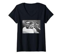 Donna Harry Enfield Paul Whitehouse e Charlie Higson Comedy Trio Maglietta con Collo a V