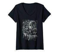 Donna Harry Potter Nagini Snake Maglietta con Collo a V