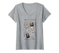 Donna Harry Potter Nuovo Design 2025 Horcrux Maglietta con Collo a V