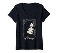 Donna Harry Potter Severus Snape Always Valentine Maglietta con Collo a V
