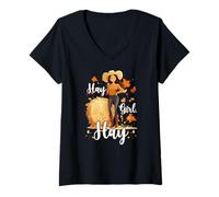 Donna HAY GIRL HAY Maglietta con Collo a V