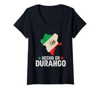 Donna Hecho en Durango Mexico - Orgoglioso Messicano - Durango Maglietta con Collo a V