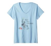 Donna Helldivers Tank You Heldivers Iconic Child's Crayon Drawing Maglietta con Collo a V