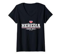 Donna Heredia Costa Rica Maglietta con Collo a V