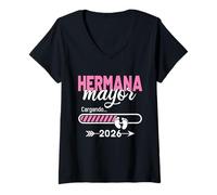 Donna Hermana Sindaco 2026, Grande Sorella Spagnola 2026 Maglietta con Collo a V