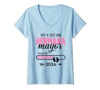 Donna Hermana Sindaco 2026, Grande Sorella Spagnola 2026 Maglietta con Collo a V