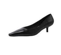 Donna High Heel Pointed Toe Court Shoes Shallow Mouth Sexy Smart Party Work Shoes Classico Elegante Slip on Banchetto Matrimonio Sposa Pompe Prom Black 38