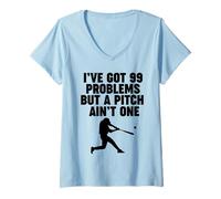 Donna Ho 99 Problemi ma Un Passo Non è Uno Maglietta con Collo a V