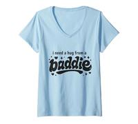 Donna Ho Bisogno di Un Abbraccio da Un Cattivo Maglietta con Collo a V