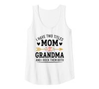 Donna Ho Due Titoli Mamma Nonna E I Rock Li Entrambi Divertente Canotta