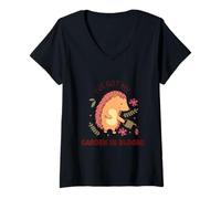 Donna Ho il mio giardino in fiore! Regalo da giardiniere retrò Maglietta con Collo a V