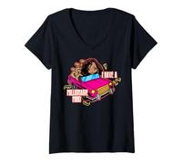 Donna Ho Una Mente milionaria Regina Nera Divertente melanina Sista Maglietta con Collo a V