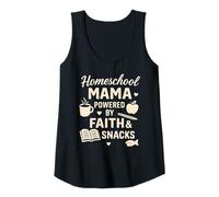 Donna Homeschool Mamma Alimentato Da Fede Regno Lavoro Mamma cristiana Canotta