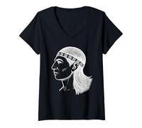 Donna Honduras Billete Catracho Latino Honduras Copan Indio Maya Maglietta con Collo a V