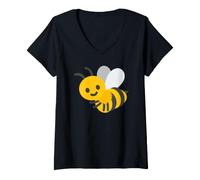 Donna Honeybee Bumblebee Costume Maglietta con Collo a V