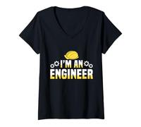 Donna I Am An Engineer Engineering Humor Design Maglietta con Collo a V